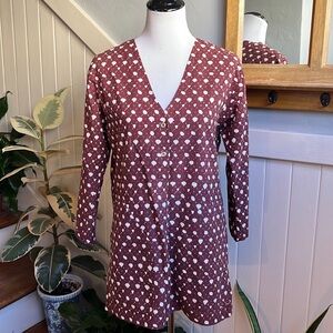 Vintage 1977 Marimekko Finland Design Research Print Tunic Excellent Condition